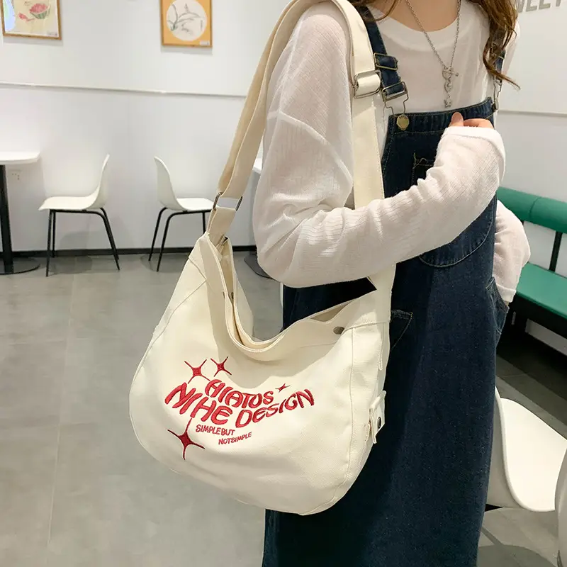 Black Texture Embroidered Crossbody Bag 2022 - Image 2