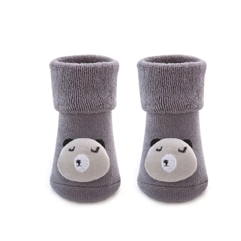 Newborn Velvet Socks Cartoon Doll Floor Socks - Image 3