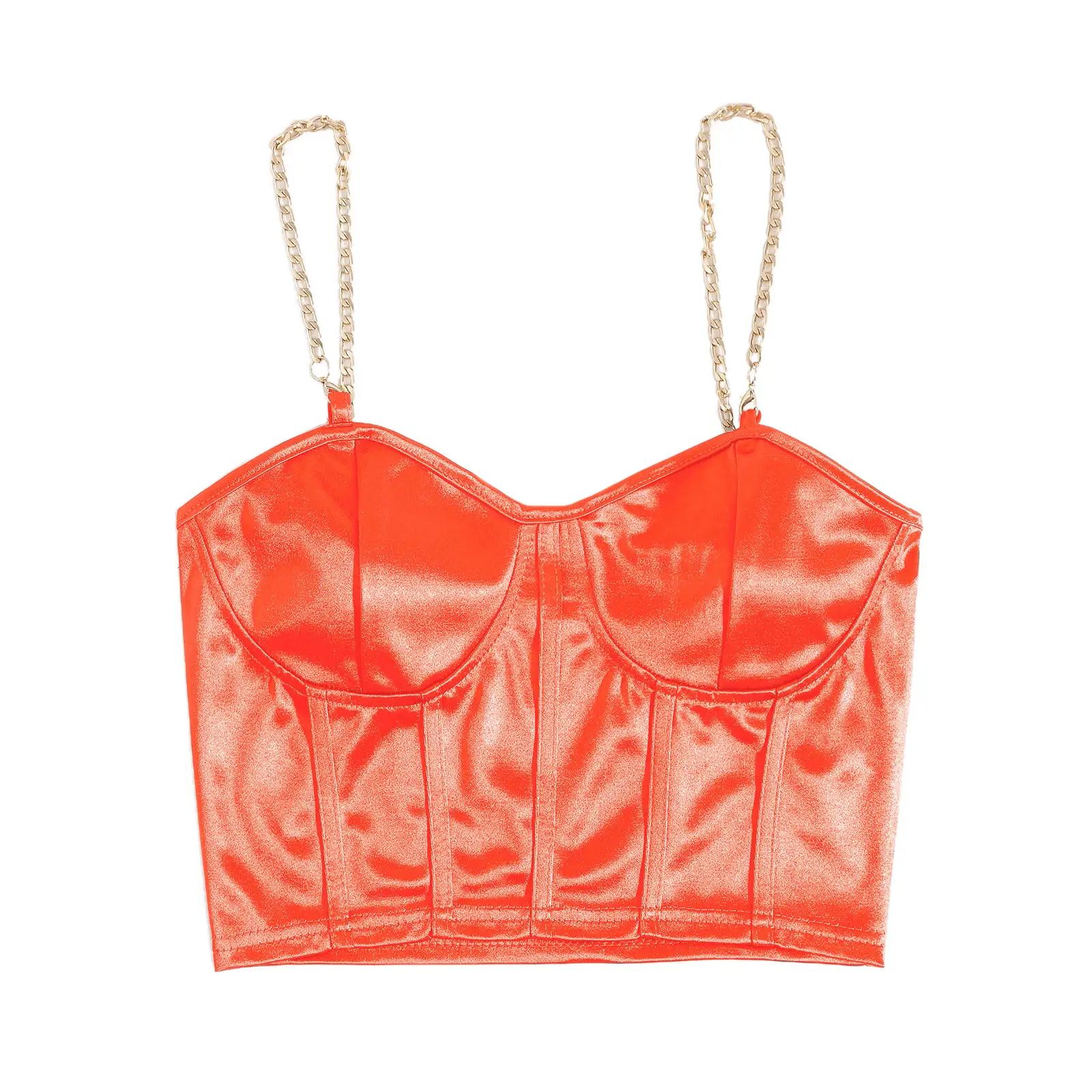 White Chain Camisole for Women Solid Color - Image 14
