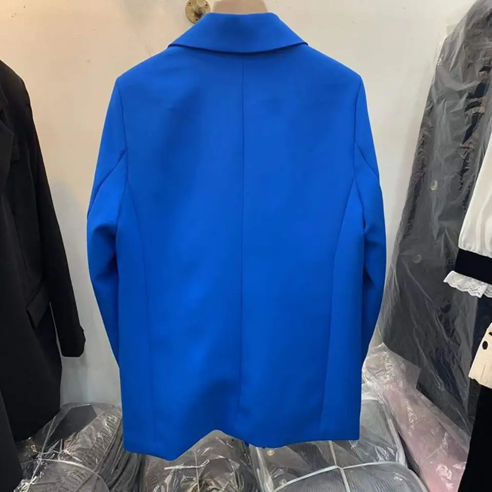 Klein Blue Women's 2022 Suit Jacket Loose Elegant Top