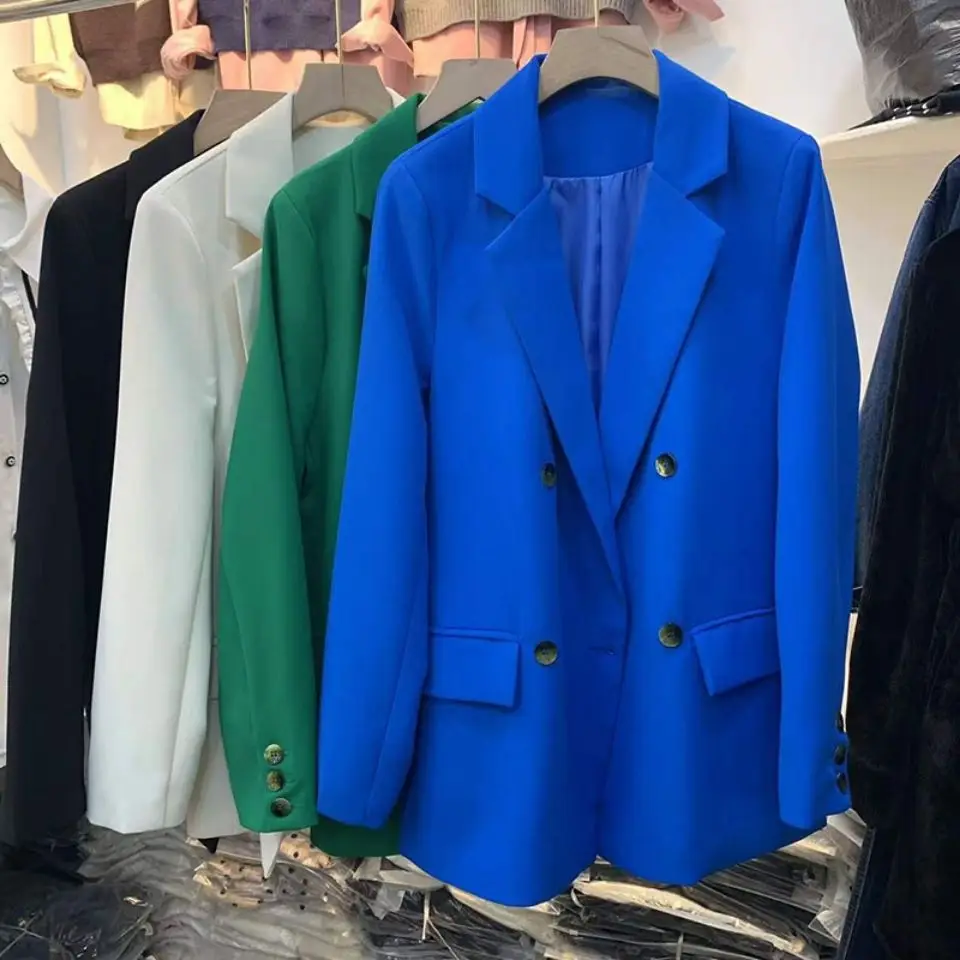 Klein Blue Women's 2022 Suit Jacket Loose Elegant Top