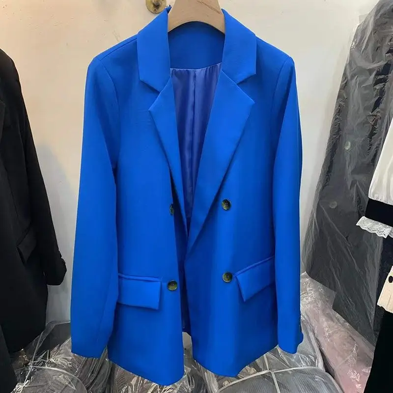 Klein Blue Women's 2022 Suit Jacket Loose Elegant Top — feature 2