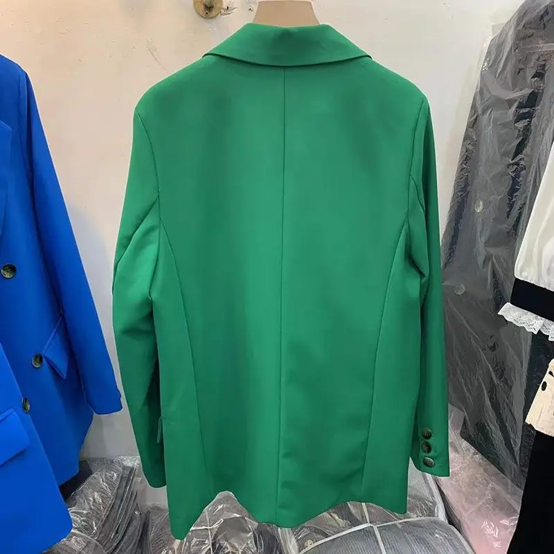 Klein Blue Women's 2022 Suit Jacket Loose Elegant Top — feature 6
