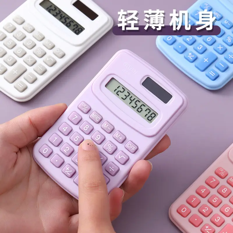 Blue Mini Computer Calculator for Kids Primary School - Image 13