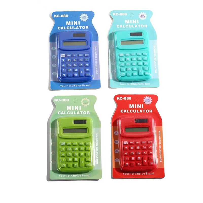 Blue Mini Computer Calculator for Kids Primary School - Image 7