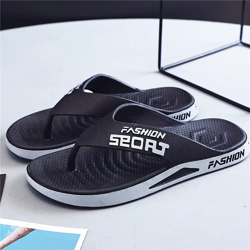 Men's Blue Fashion Slippers Summer Flip Flops