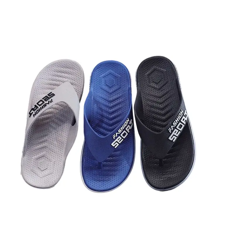 Men's Blue Fashion Slippers Summer Flip Flops