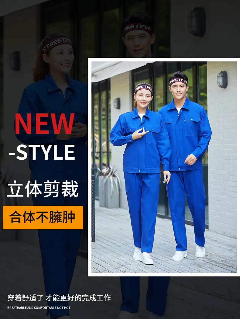 Pure Cotton Welding Work Suit for Men Women Long Sleeve Anti-Scalding — feature 21