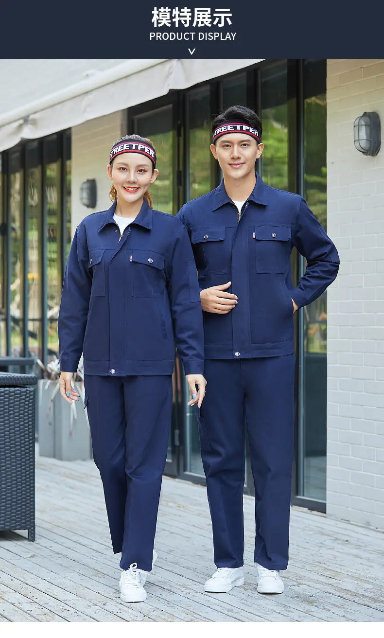 Pure Cotton Welding Work Suit for Men Women Long Sleeve Anti-Scalding — feature 32