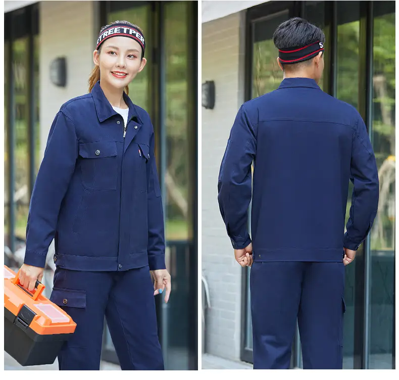 Pure Cotton Welding Work Suit for Men Women Long Sleeve Anti-Scalding — feature 33