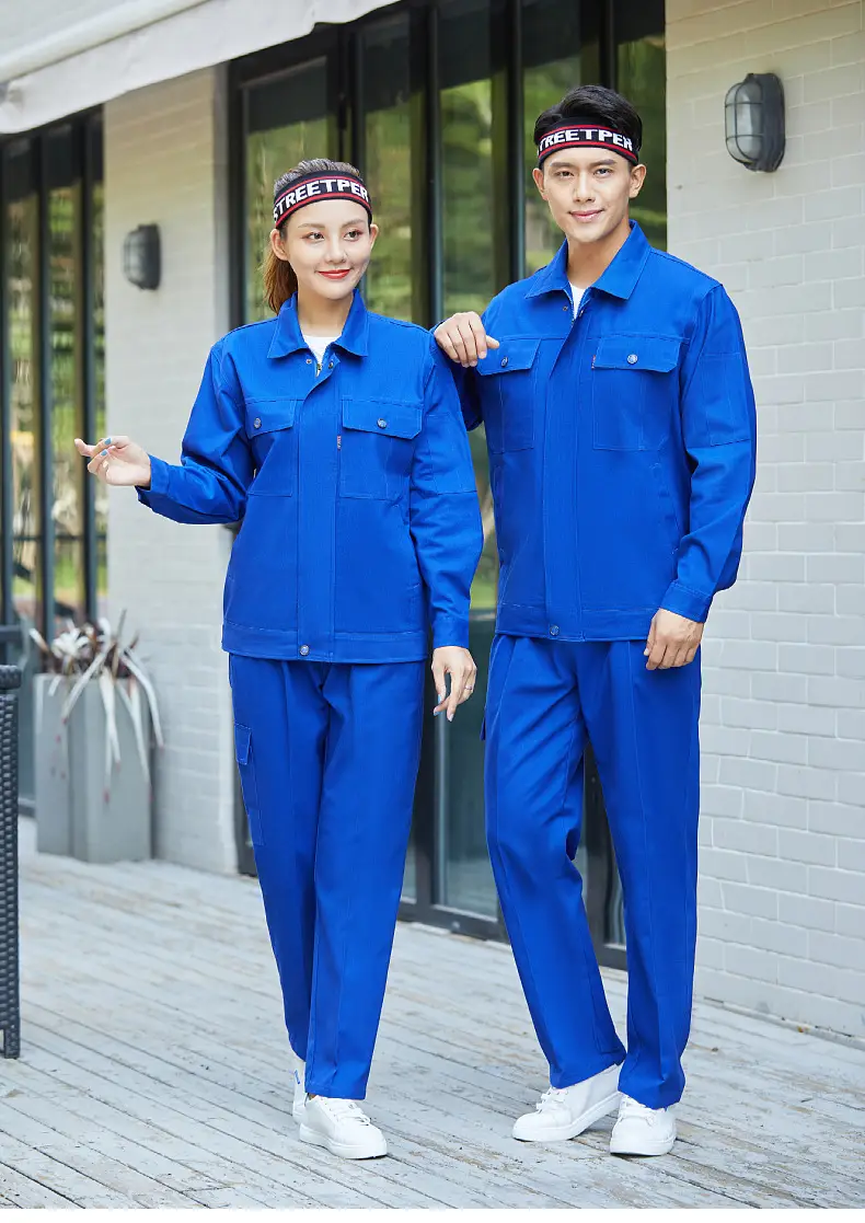 Pure Cotton Welding Work Suit for Men Women Long Sleeve Anti-Scalding — feature 34
