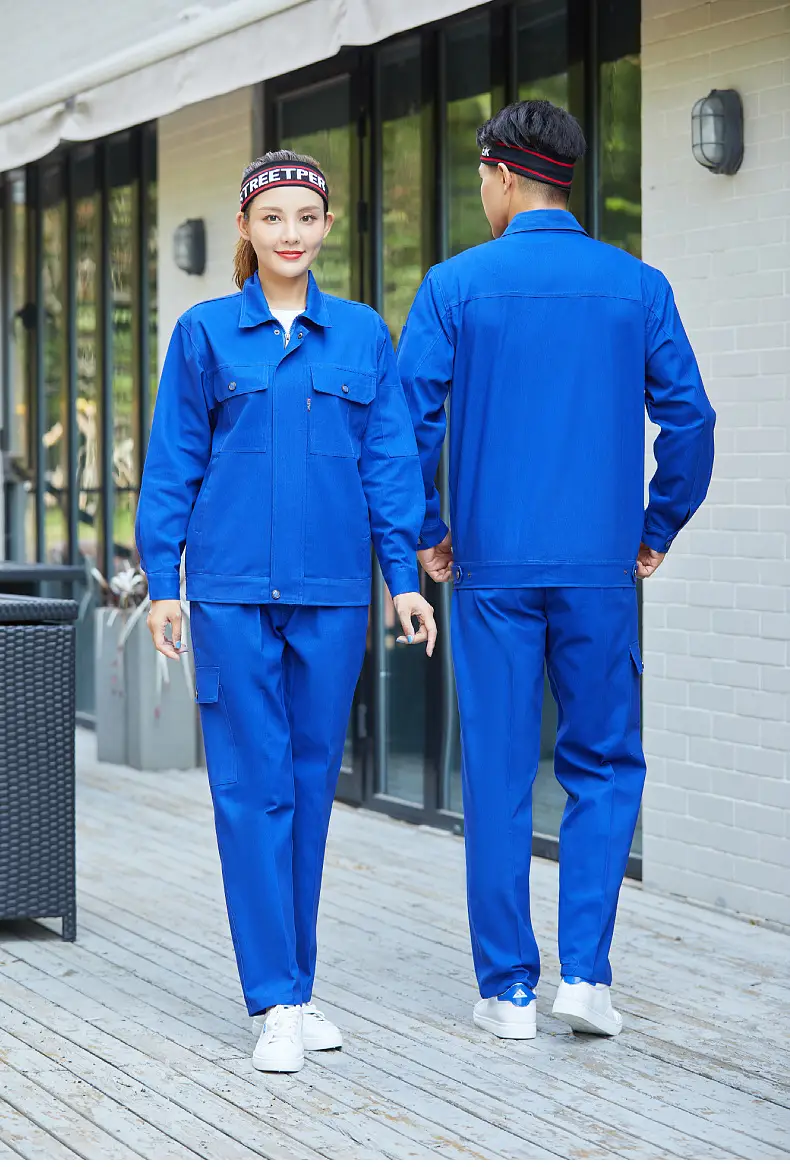 Pure Cotton Welding Work Suit for Men Women Long Sleeve Anti-Scalding — feature 35