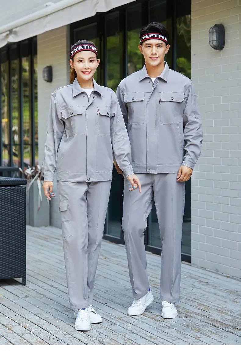 Pure Cotton Welding Work Suit for Men Women Long Sleeve Anti-Scalding — feature 36