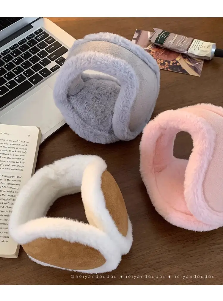 Winter warm earmuffs men's back earmuffs warm cold-proof earmuffs women's thickened plush earmuffs earmuffs ear caps — feature 19
