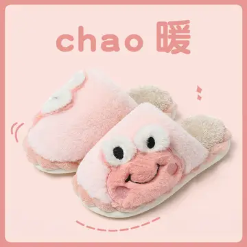 Women Cotton Slippers Blue Warm Autumn Winter Non-Slip — feature 5
