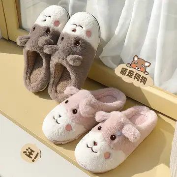 Women Cotton Slippers Blue Warm Autumn Winter Non-Slip — feature 6