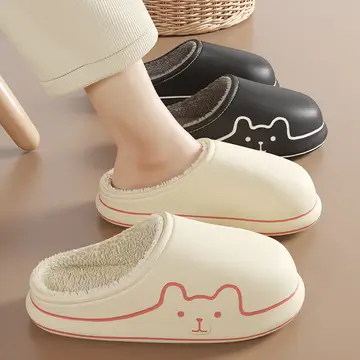 Women Cotton Slippers Blue Warm Autumn Winter Non-Slip — feature 9