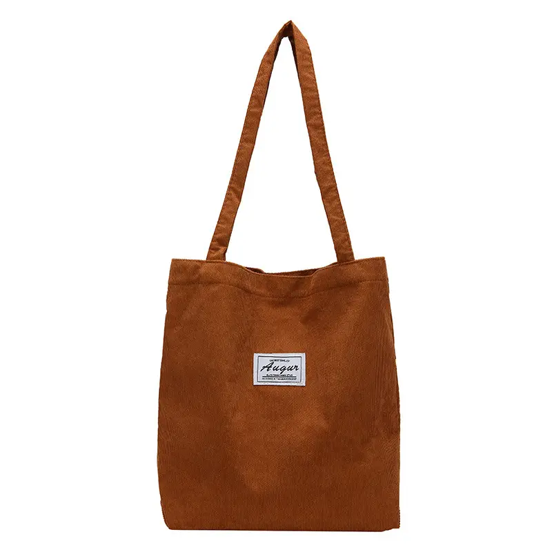 New Velvet Women's Large Capacity Tote Bag Brown - Image 10
