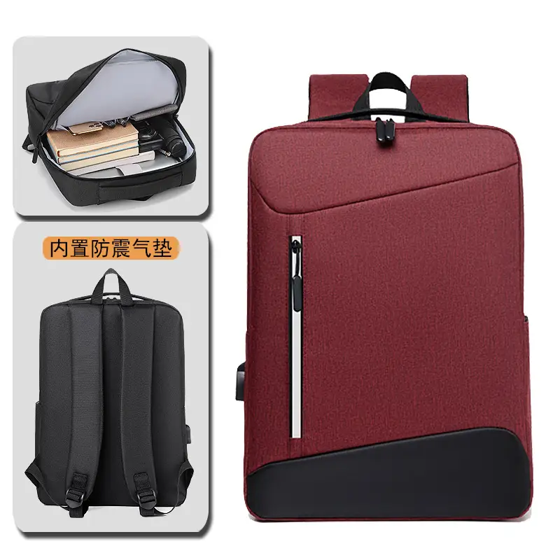 Men's Waterproof Business Backpack Large Capacity School Bag - Image 4