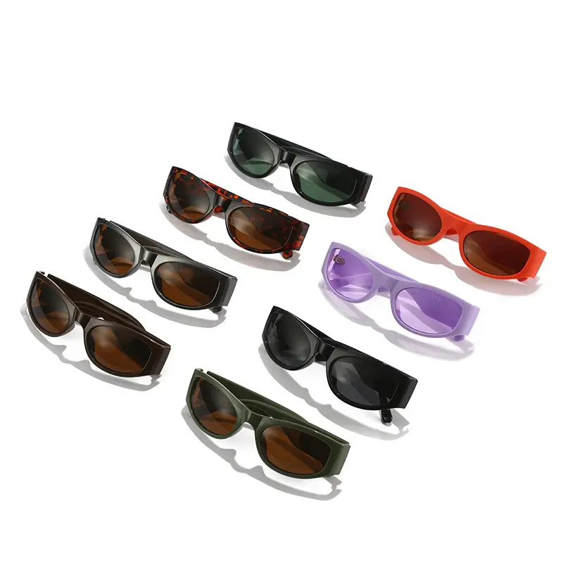Orange Y2K Sunglasses for Street Style Sports Cross Border Use - Image 12