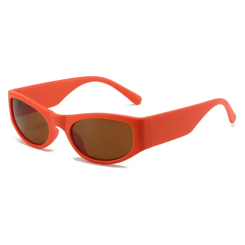 Orange Y2K Sunglasses for Street Style Sports Cross Border Use - Image 7