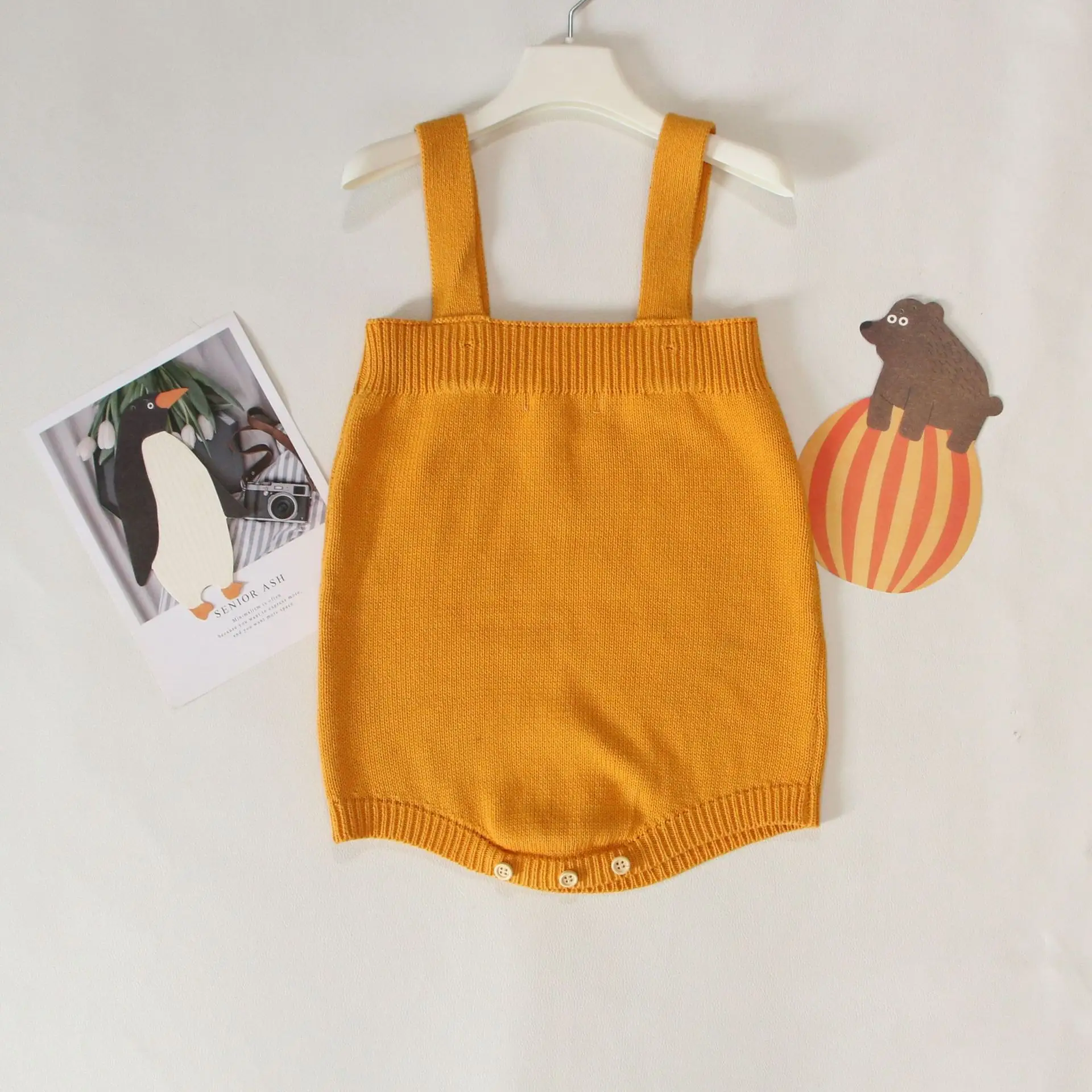 Brown Knitted Baby Sweater Coat for Kids - Image 8