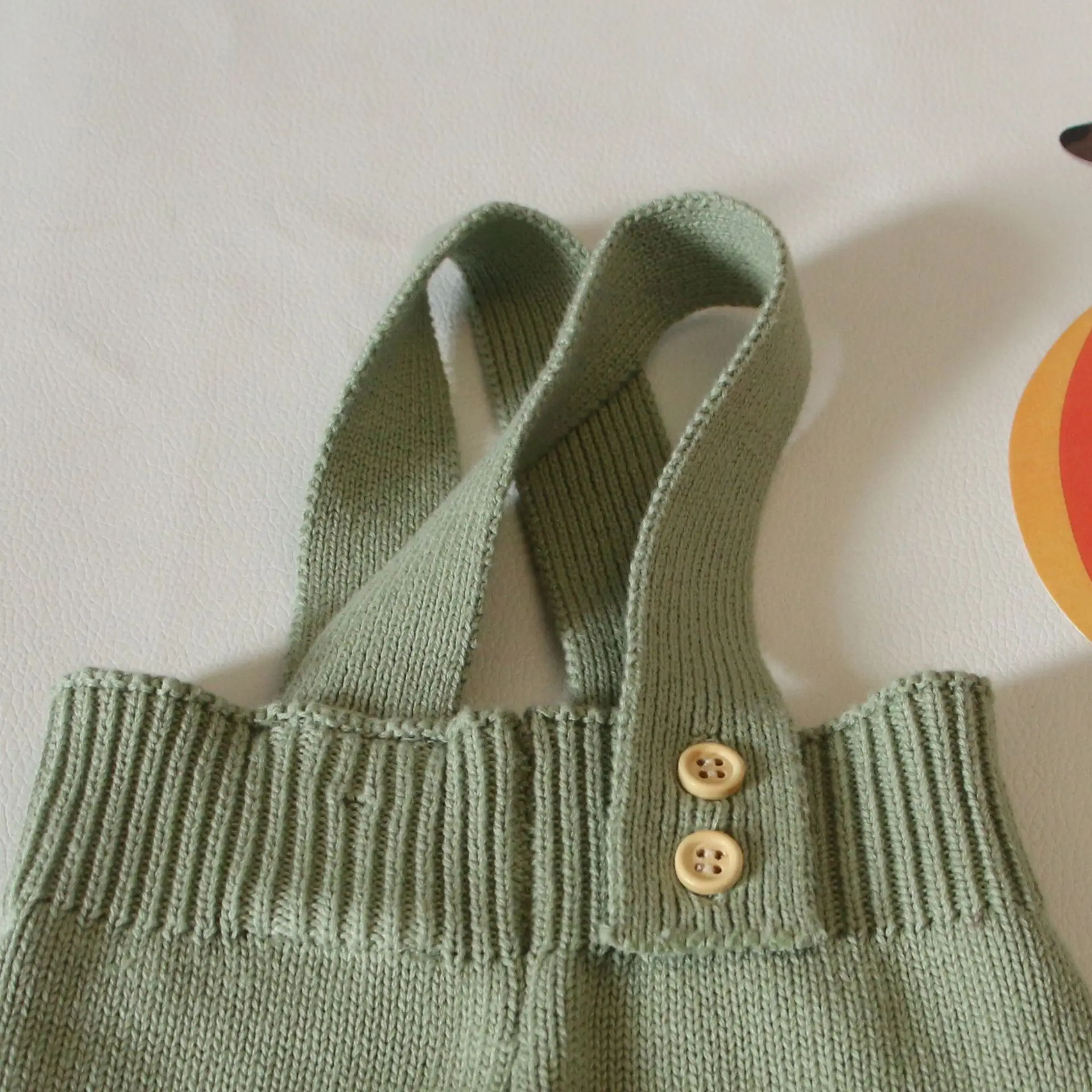 Brown Knitted Baby Sweater Coat for Kids — feature 15