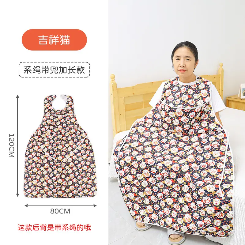 Waterproof Bib for Elderly Women Large Size - Image 7