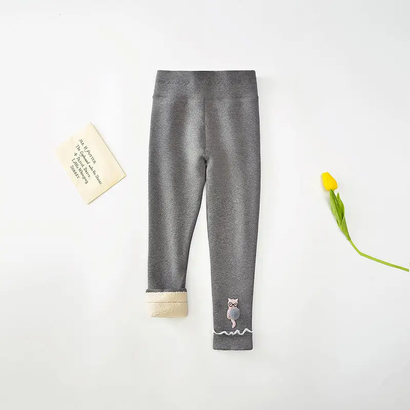 Girls Cotton Leggings Extra Thick Winter Warm Pants - Image 10