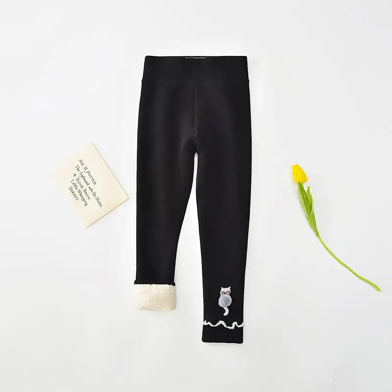 Girls Cotton Leggings Extra Thick Winter Warm Pants - Image 12
