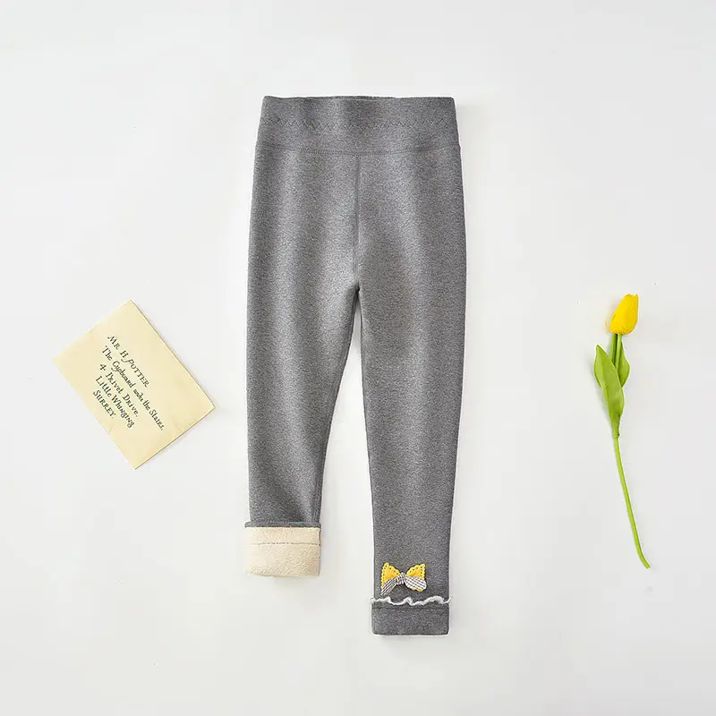 Girls Cotton Leggings Extra Thick Winter Warm Pants - Image 2