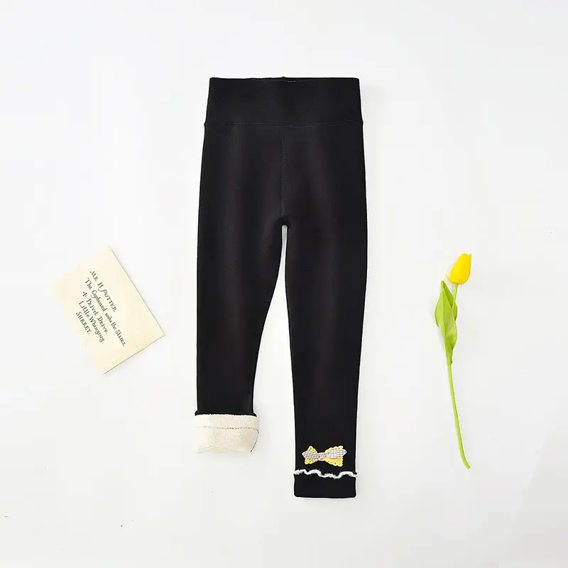 Girls Cotton Leggings Extra Thick Winter Warm Pants - Image 4
