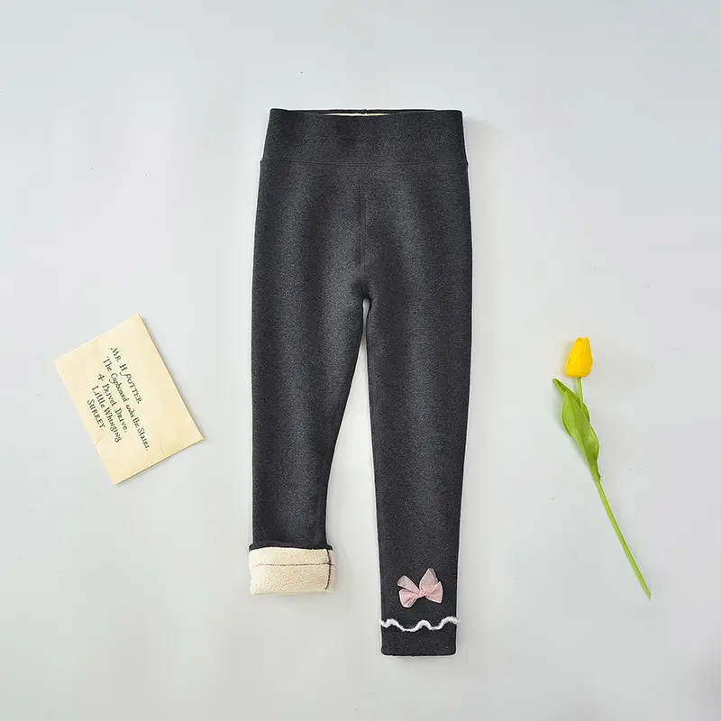 Girls Cotton Leggings Extra Thick Winter Warm Pants - Image 5