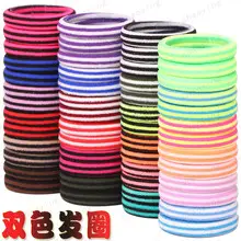 Black 20-Piece Towel Ring Head Rope for Women — feature 23