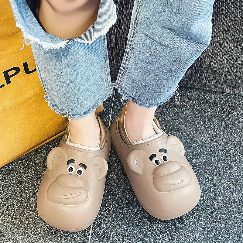 Women's Pink Cartoon Winter Sneakers Warm Waterproof - Image 5
