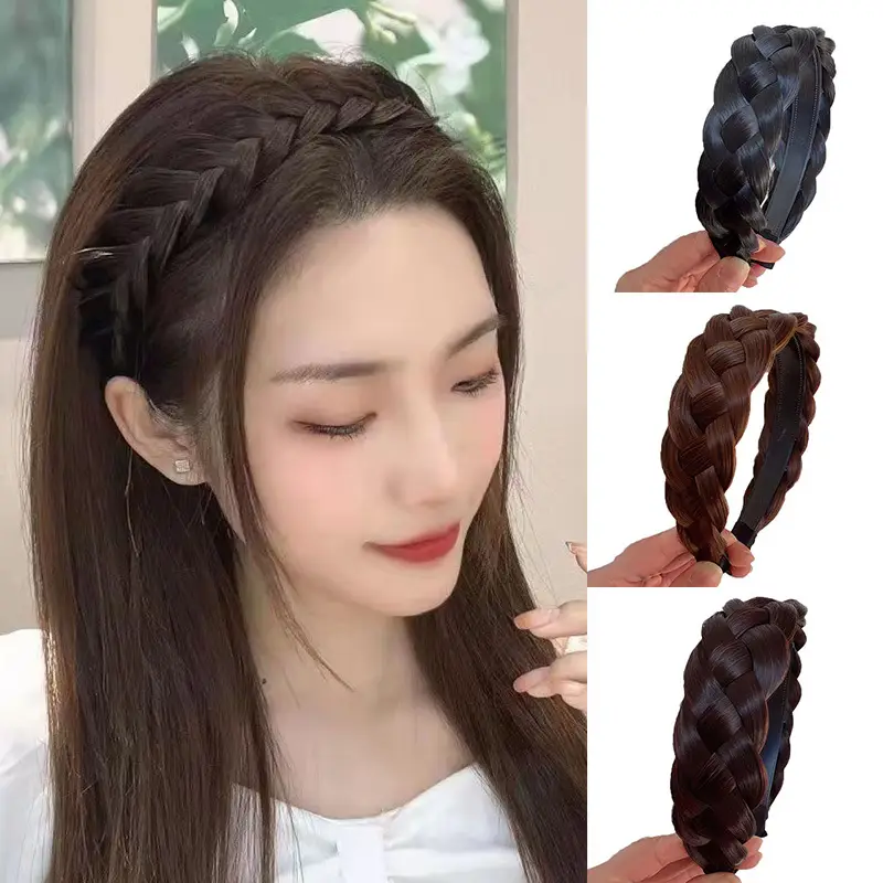 Silk Braided Hairband for Women with High Heat - Image 6