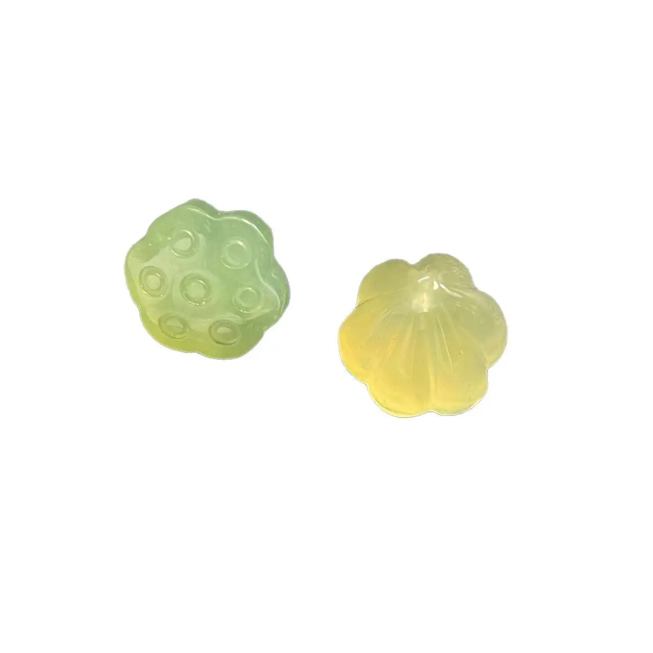 Xiuyan Jade Lotus Seed Pendant 12mm Green - Image 5