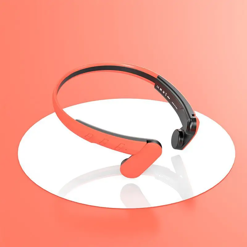 Non-Overhead Wireless Bluetooth Headset Blue Foldable Running - Image 4