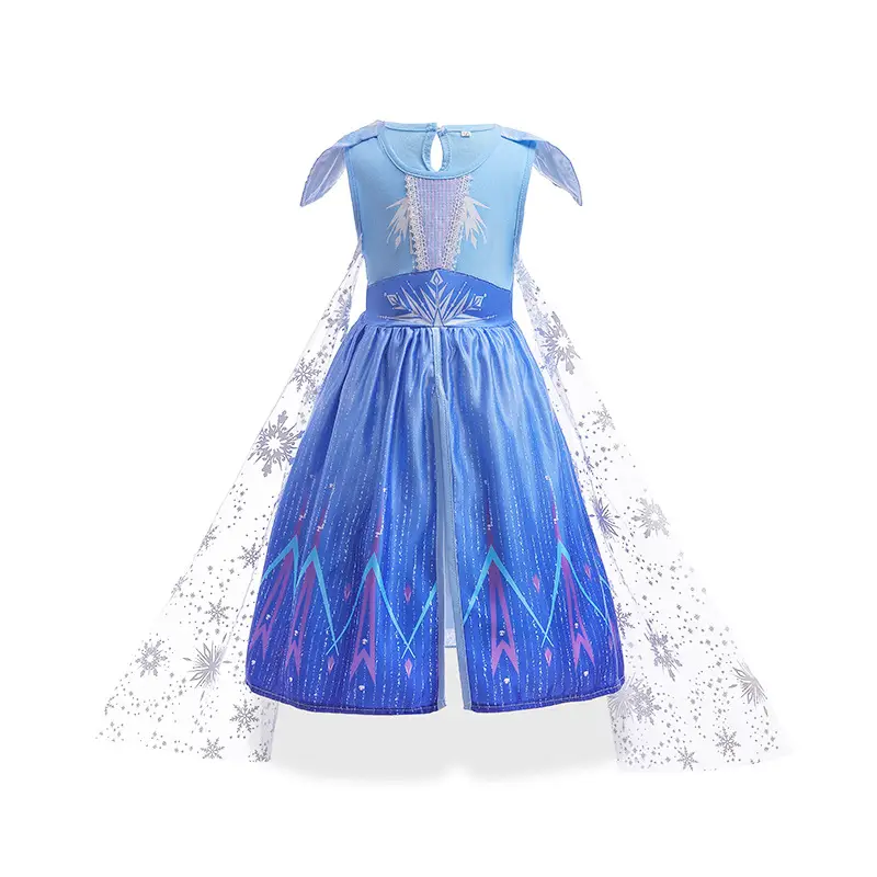 Frozen 2 Aisha Baby Dress Snowflake Princess Tutu Skirt — feature 11