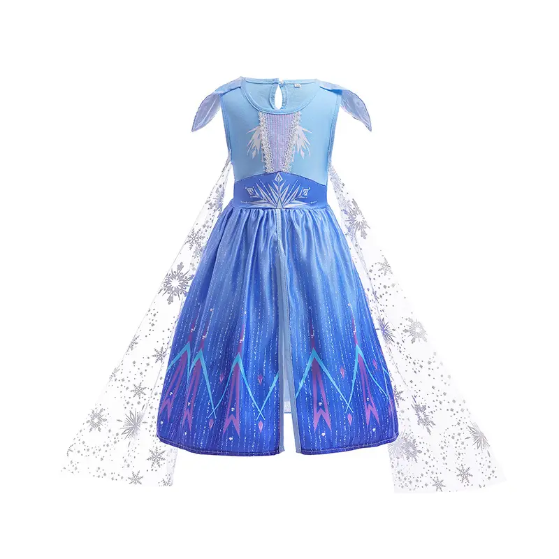 Frozen 2 Aisha Baby Dress Snowflake Princess Tutu Skirt — feature 12