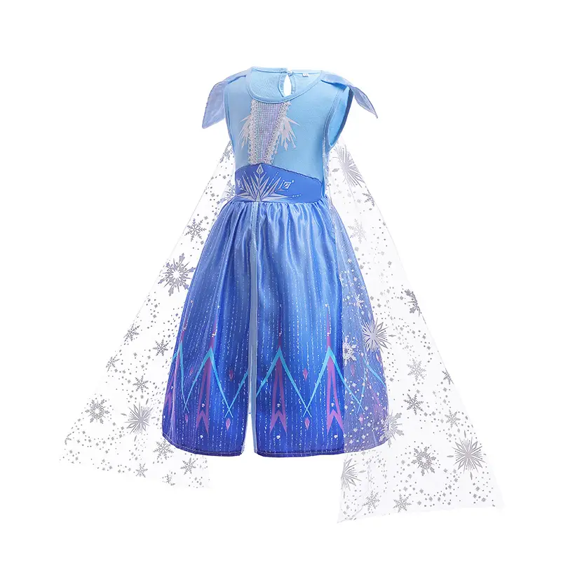 Frozen 2 Aisha Baby Dress Snowflake Princess Tutu Skirt — feature 13