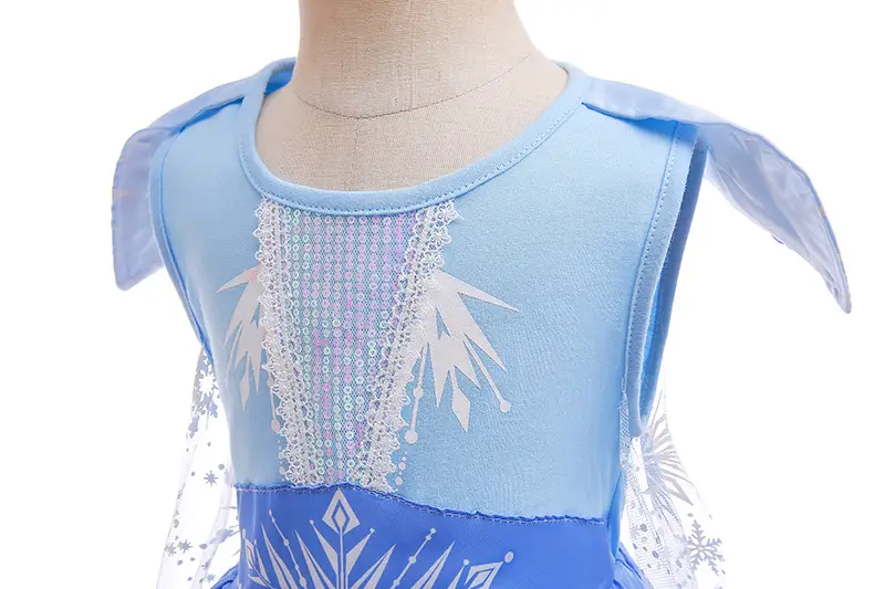 Frozen 2 Aisha Baby Dress Snowflake Princess Tutu Skirt — feature 15