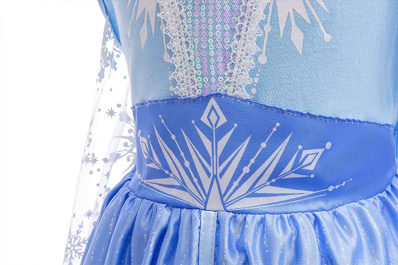 Frozen 2 Aisha Baby Dress Snowflake Princess Tutu Skirt — feature 16