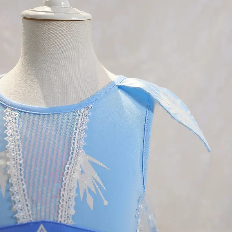Frozen 2 Aisha Baby Dress Snowflake Princess Tutu Skirt — feature 6