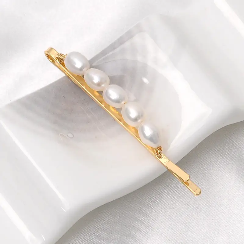 Freshwater Pearl Hairpin Clips for Women Summer - Image 5
