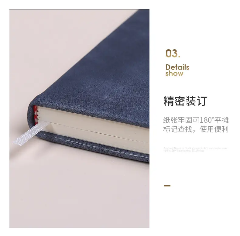 A6A7 Blue Elastic Strap Pocket Notebook for Students — feature 13