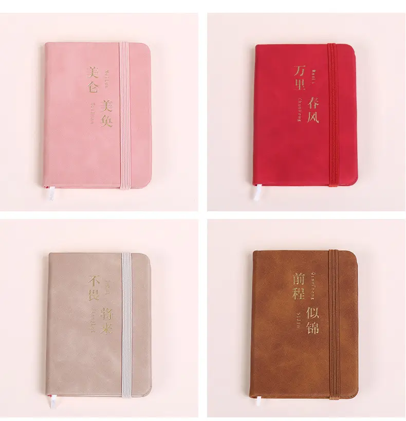 A6A7 Blue Elastic Strap Pocket Notebook for Students — feature 7