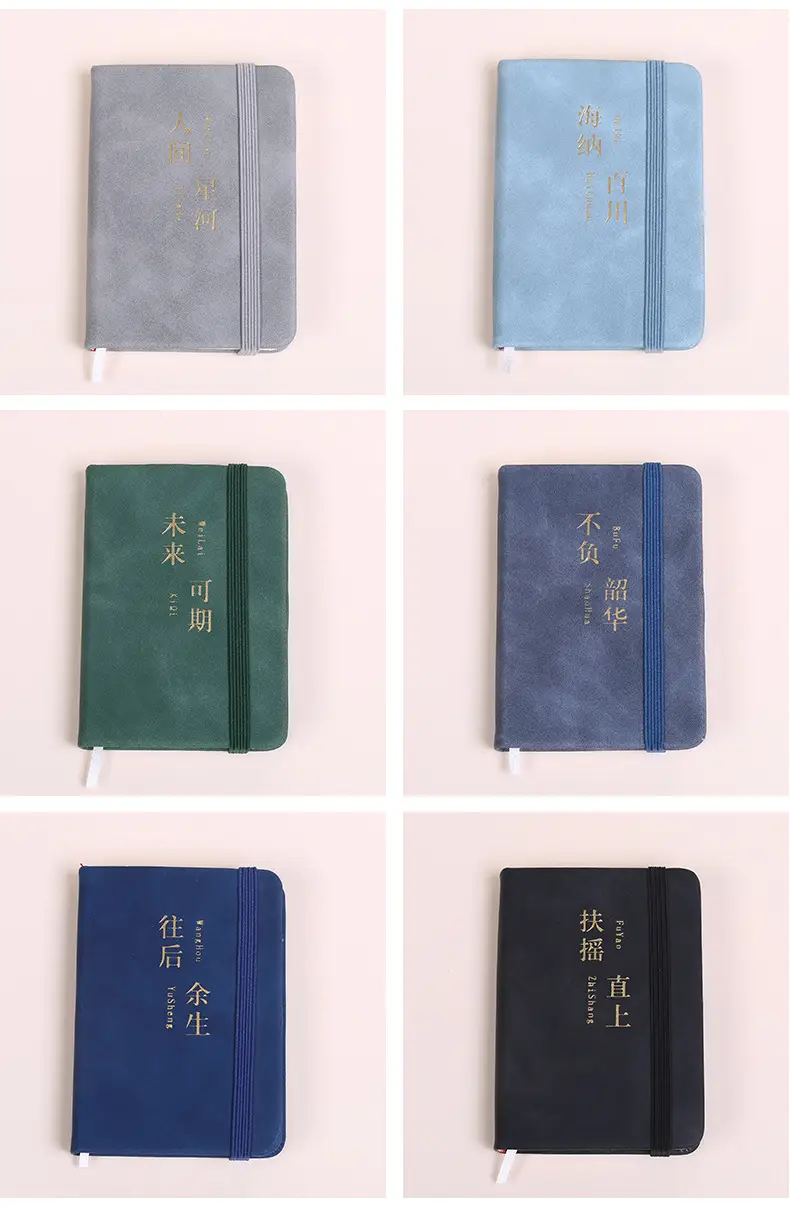 A6A7 Blue Elastic Strap Pocket Notebook for Students — feature 8
