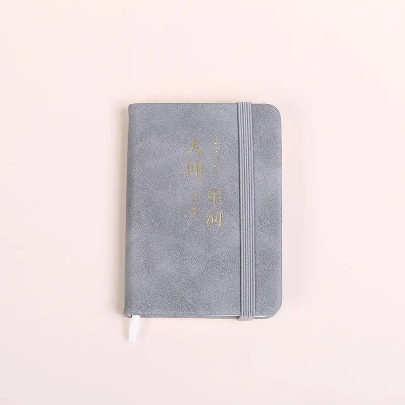 A6A7 Blue Elastic Strap Pocket Notebook for Students - Image 8