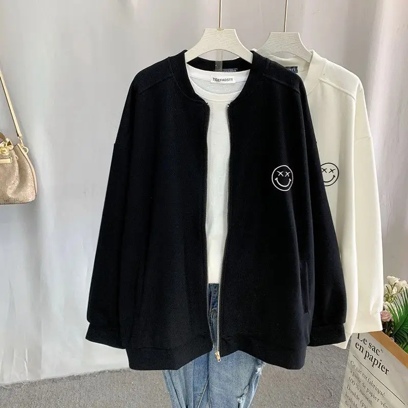 Women's Black Cardigan Sweatshirt Set Extra Large — feature 2